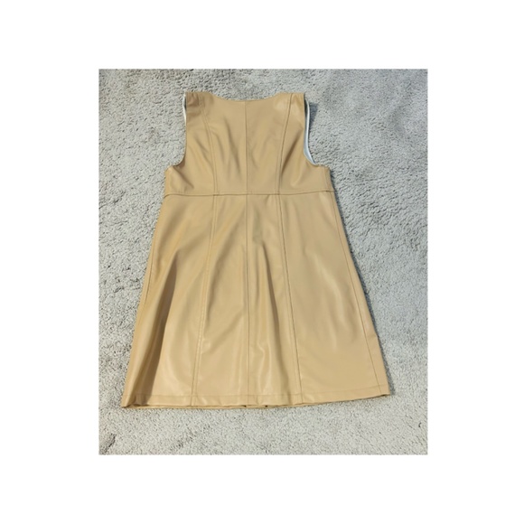 Zara Sleeveless Faux Leather Dress - Picture 5 of 10